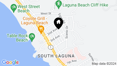 Map of 31656 Wildwood Road, Laguna Beach CA, 92651
