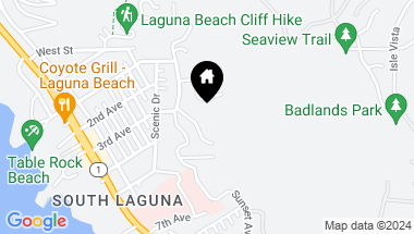 Map of 22315 3rd Avenue, Laguna Beach CA, 92651
