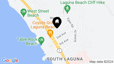 Map of 31570 Eagle Rock Way, Laguna Beach CA, 92651