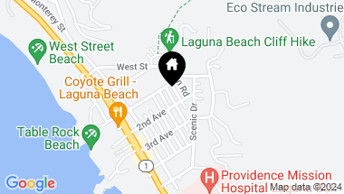 Map of 31592 Santa Rosa Drive, Laguna Beach CA, 92651