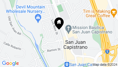Map of 31602 Los Rios, San Juan Capistrano CA, 92675
