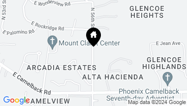 Map of 4645 N 56TH Street, Phoenix AZ, 85018