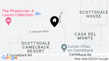 Map of 4627 N 64TH Street, Scottsdale AZ, 85251