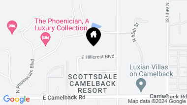 Map of 6302 E HILLCREST Boulevard, Scottsdale AZ, 85251