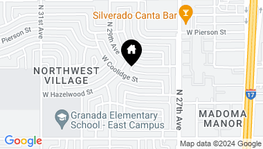 Map of 2822 W COOLIDGE Street, Phoenix AZ, 85017