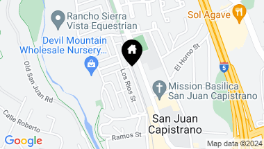 Map of 31488 Los Rios Street 4, San Juan Capistrano CA, 92675