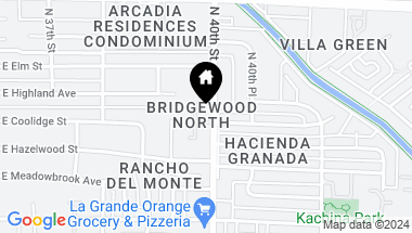 Map of 4638 N 40TH Street, Phoenix AZ, 85018