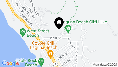 Map of 31526 Valido Road, Laguna Beach CA, 92651