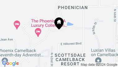 Map of 6301 E PHOENICIAN Boulevard # 30, Scottsdale AZ, 85251