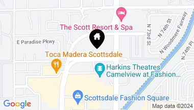 Map of 7147 E Rancho Vista Drive # 4011, Scottsdale AZ, 85251