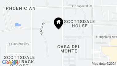 Map of 4716 N 66TH Street, Scottsdale AZ, 85251