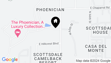 Map of 6331 E Phoenician Boulevard # 4, Scottsdale AZ, 85251