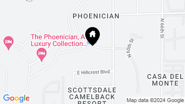Map of 6321 E PHOENICIAN Boulevard # 13, Scottsdale AZ, 85251