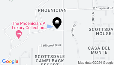 Map of 6331 E Phoenician Boulevard # 6, Scottsdale AZ, 85251