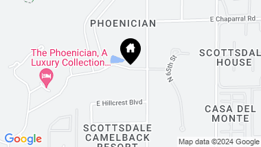 Map of 6321 E Phoenician Boulevard # 9, Scottsdale AZ, 85251