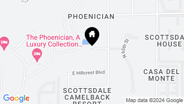 Map of 6321 E Phoenician Boulevard # 10, Scottsdale AZ, 85251
