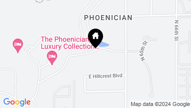 Map of 6311 E Phoenician Boulevard # 20, Scottsdale AZ, 85251