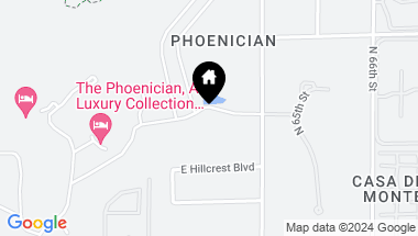 Map of 6311 E Phoenician Boulevard # 16, Scottsdale AZ, 85251