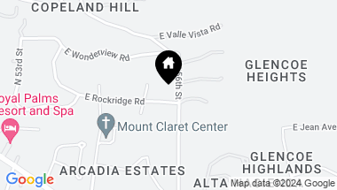 Map of 5518 E ROCKRIDGE Road, Phoenix AZ, 85018