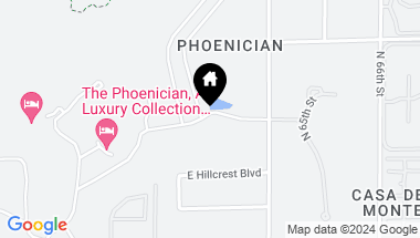 Map of 6301 E Phoenician Boulevard # 28, Scottsdale AZ, 85251