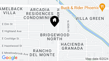 Map of 4700 N 40TH Street # 114, Phoenix AZ, 85018