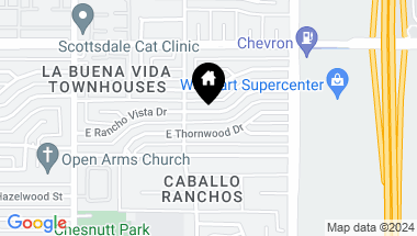 Map of 8619 E RANCHO VISTA Drive, Scottsdale AZ, 85251