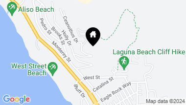 Map of 31462 Ceanothus Dr, Laguna Beach CA, 92651