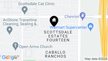 Map of 8607 E MARIPOSA Drive, Scottsdale AZ, 85251