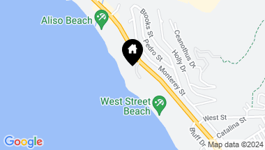 Map of 7 CAMEL POINT Drive, Laguna Beach CA, 92651