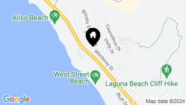 Map of 31319 Monterey Street, Laguna Beach CA, 92651
