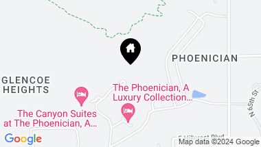 Map of 4849 N Camelback Ridge Road # A104, Scottsdale AZ, 85251