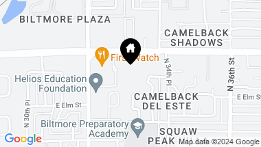 Map of 3235 E CAMELBACK Road # 117, Phoenix AZ, 85018