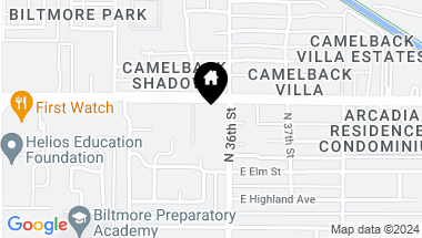 Map of 4848 N 36TH Street # 120, Phoenix AZ, 85018