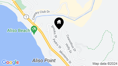 Map of 31171 Holly Drive, Laguna Beach CA, 92651