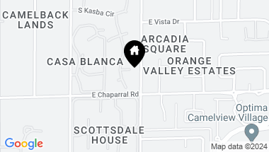 Map of 6737 E TAZA Way, Paradise Valley AZ, 85253