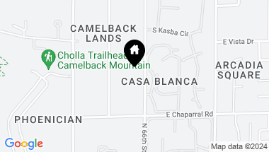Map of 5114 N Casa Blanca Drive, Paradise Valley AZ, 85253
