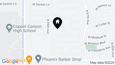 Map of 5326 N 90TH Drive, Glendale AZ, 85305