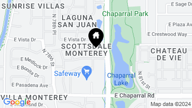 Map of 5145 N 79TH Place, Scottsdale AZ, 85250