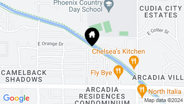 Map of 5071 N 38TH Place, Phoenix AZ, 85018