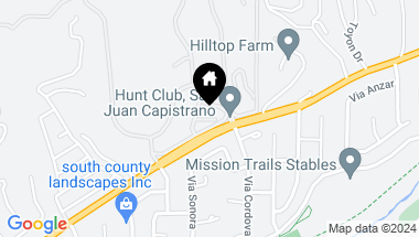 Map of 30971 Hunt Club, San Juan Capistrano CA, 92675