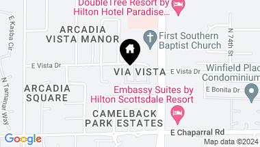 Map of 5160 N 71ST Street, Paradise Valley AZ, 85253