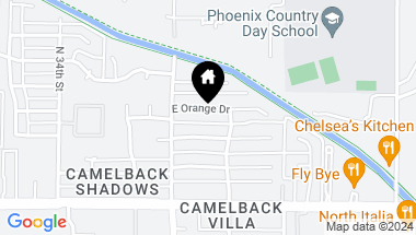 Map of 3627 E ORANGE Drive, Phoenix AZ, 85018