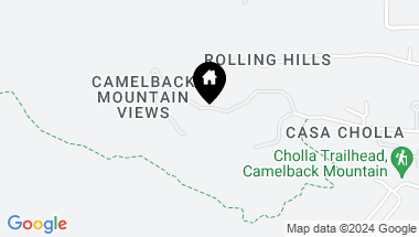Map of 6025 E CHOLLA Lane, Paradise Valley AZ, 85253