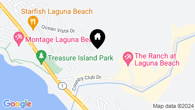 Map of 21783 Ocean Vista Drive, Laguna Beach CA, 92651