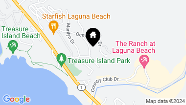 Map of 30872 Driftwood Drive, Laguna Beach CA, 92651