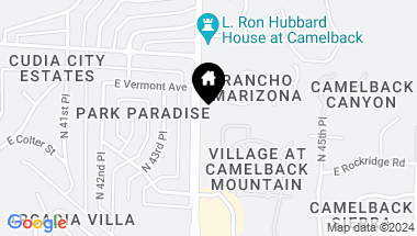 Map of 4436 E CAMELBACK Road # 37, Phoenix AZ, 85018