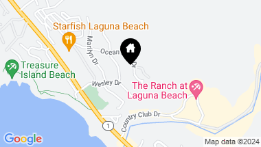 Map of 21799 Ocean Vista Drive, Laguna Beach CA, 92651