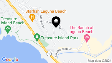 Map of 30852 Driftwood Drive, Laguna Beach CA, 92651