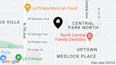 Map of 298 W GEORGIA Avenue, Phoenix AZ, 85013