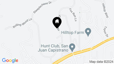 Map of 30821 Hunt Club Drive, San Juan Capistrano CA, 92675